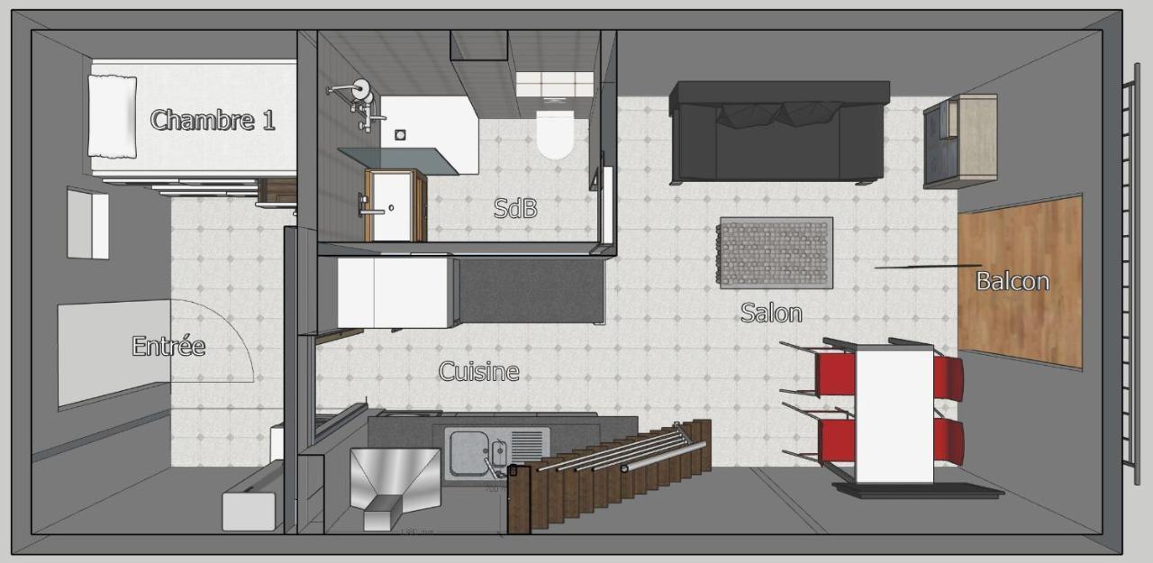 Loft T3 Duplex Vue Porquerolles Hyères